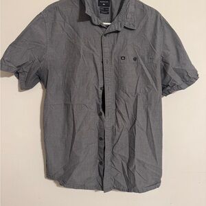 Men's Gray Short Sleeve Shirt